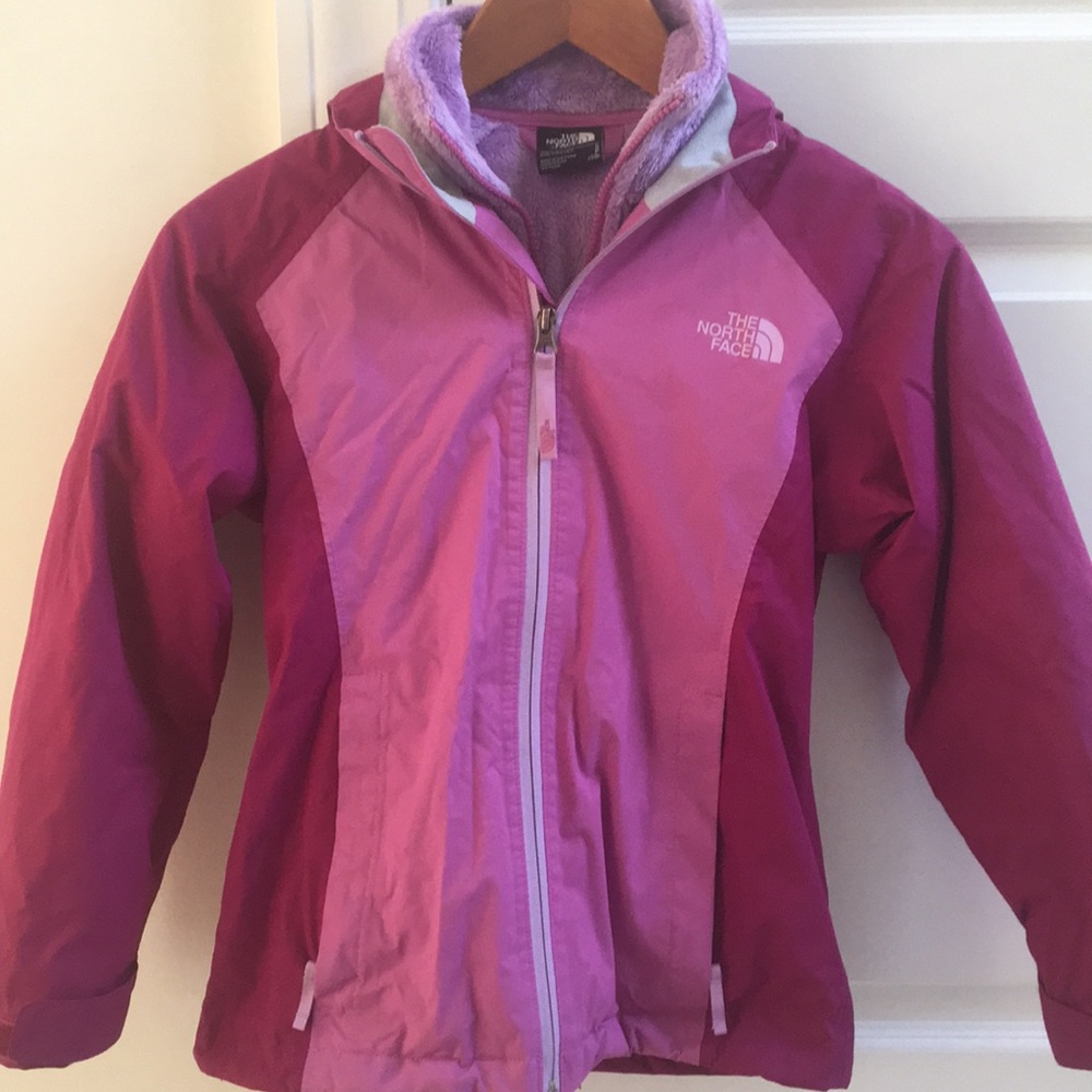 Girls North Face 2 in 1 jacket